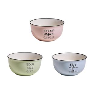 卡罗特骨瓷米饭碗家用2025新款高颜值餐具个人专用釉下彩陶瓷面碗