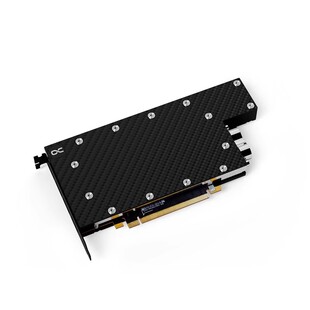 欧酷 显卡分体水冷头RTX A4000 A6000专业卡无光碳纤维测出散热器