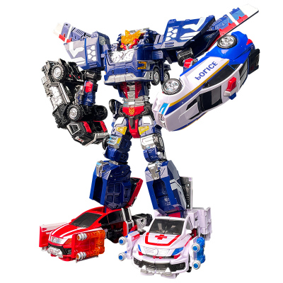 咖宝车神重装归来豪华版暴风重装巨人五合体变形汽车机器人玩具