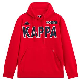 Kappa卡帕背靠背2026马年新年款运动连帽卫衣女长袖针织套头衫男
