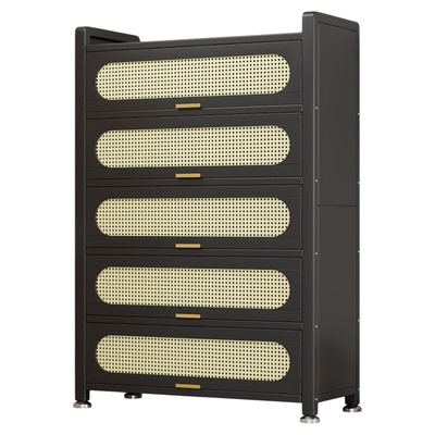 新品热卖爆款藤编门鞋柜