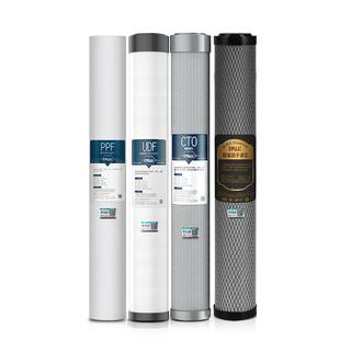 20寸净水器滤芯全套家用商用售水机pp棉udf颗粒活性炭过滤器通用