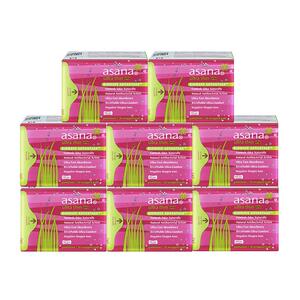 【护垫10包】asana阿莎娜护垫155mm超薄迷你卫生巾官方旗舰店正品