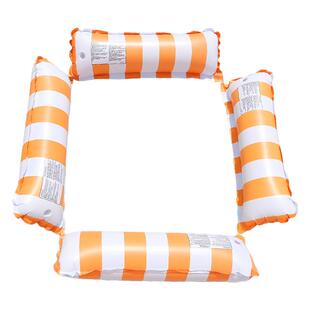 网红游泳圈水上充气浮床成人浮排躺椅海边度假装备溯溪漂浮神器