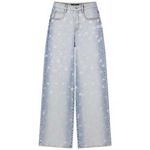 【天使系列】Miss Sixty25春夏牛仔裤阔腿裤宽松长裤含醋酸莱赛尔