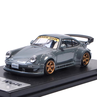 车模收藏保时捷911 930 993 RWB MC BSC1:64金属仿真合金汽车模型