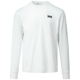 【王一博同款】HELLY HANSEN/HH 25春新款弹力图案印花长袖T恤