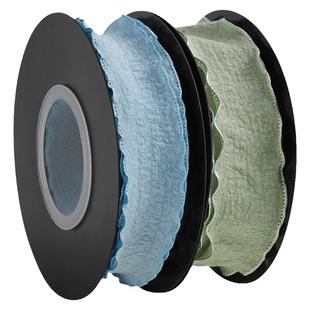 花束褶皱丝带鲜花包装纯色彩带蛋糕装饰绸带发饰发夹蝴蝶结鱼尾纱