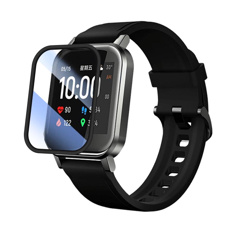 简帕适用于嘿喽SmartWatch2保护膜Haylou smartwatch2Pro智能手表黑边复合陶瓷软膜SolarNeo表盘全屏覆盖贴膜