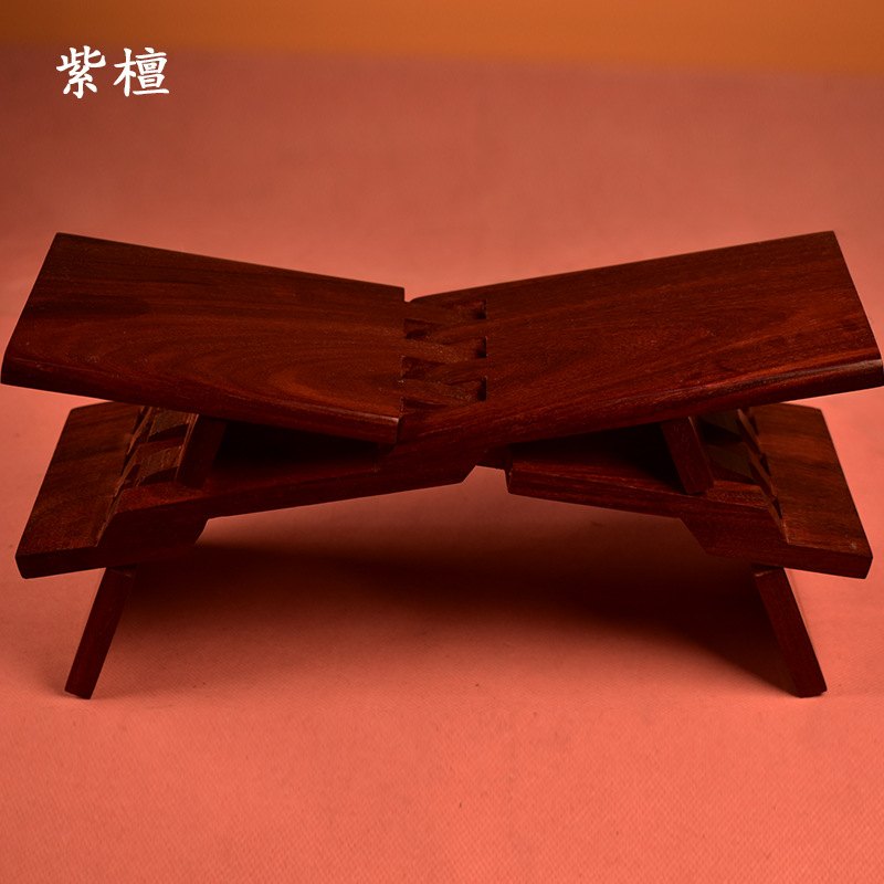 缅甸花梨非洲紫檀第一代鲁班商务礼品文化中国整礼盒装凳木掏空