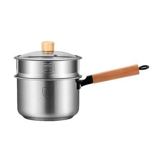 304不锈钢小奶锅汤锅加厚家用煮面泡面热奶牛奶锅宝宝婴儿辅食锅