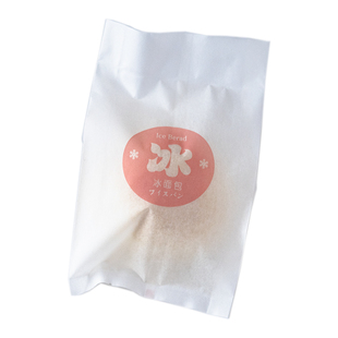 冰面包包装袋白色棉纸烘焙覆膜冷藏防水打包密封奶酪泡芙机封袋子