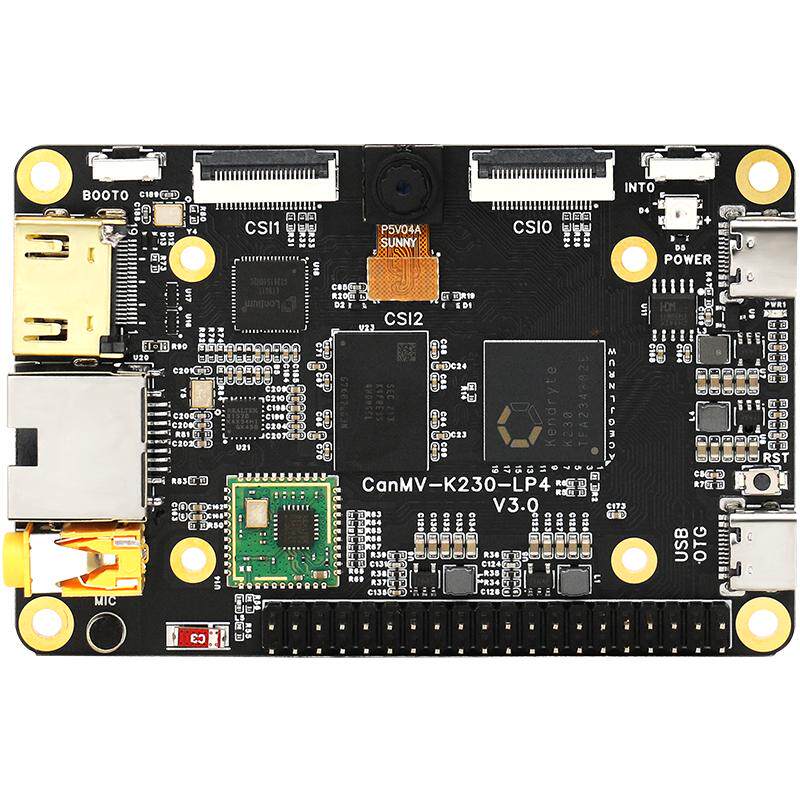 CanMV K230 AI开发板 视觉识别模块摄像头 6T等效算力 risc-v主板