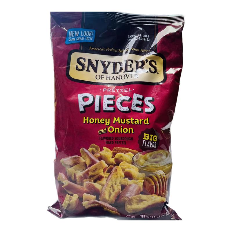 1美国施耐德酥脆饼干碱水咸面包碎酥片Snyders Pretzel Pieces