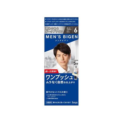 Bigen/美源染发剂6深棕色按压式