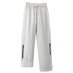 男士90鸭绒羽绒裤男款外穿2025新款裤子加厚休闲直筒工装登山裤冬