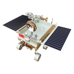 1:12 中国玉兔号无人驾驶 月球车航天登月探测器合金模型收藏摆件