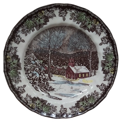 外贸出口英国原单庄园碗碟早餐盘