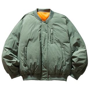 悟空有货冬季复古90白鸭绒飞行员羽绒服男女潮牌情侣保暖百搭外套