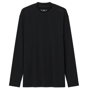 JDV春秋新品商场同款黑色莫代尔长袖T恤基础款上衣男WTA4370