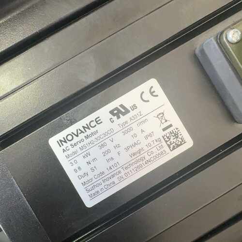 议价Inovance 3Kw Servo Single Motor Ms1h2-30C30-A331z适用