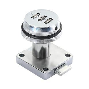 办公书桌机械密码抽屉锁家用床头文件储物柜电表信箱暗装防盗神器