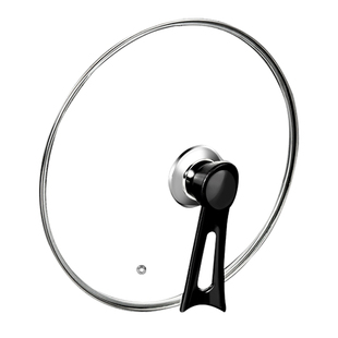 锅盖16-32cm30cm家用煎锅炒锅钢化玻璃锅盖万能通用厨房原装配件