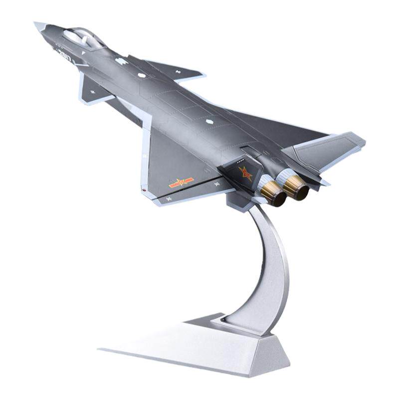 歼20战斗机合金模型 J20隐形飞机成品模型 珠海航展收藏摆件1:48