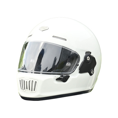 HVA复古摩托车头盔全盔四季