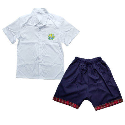 中小学生校服短袖衬衫短裤裙子