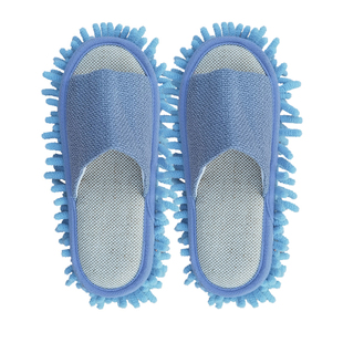 懒人擦地拖鞋儿童男女款士静音软布底室内木地板除尘扫地软底拖地