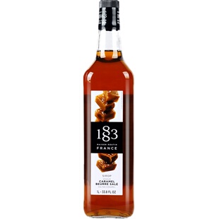 1883露田海盐焦糖糖浆果露1000ml 调咖啡鸡尾酒果茶饮品店