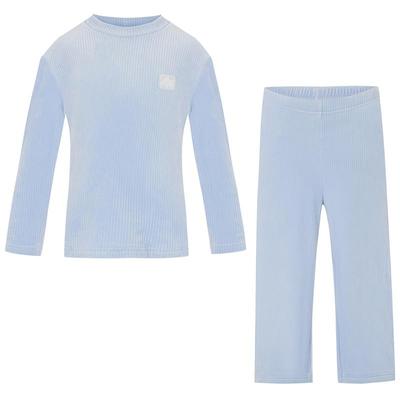 爱慕儿童温润绒绒24秋冬男女孩睡衣抗静电海岛绒套头长袖家居套装