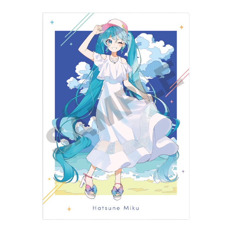 VOCALOID初音未来休假透明文件夹