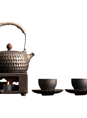 中式禅意茶空间博古架装饰摆件样板间茶室茶楼茶叶盒茶饼茶罐茶具