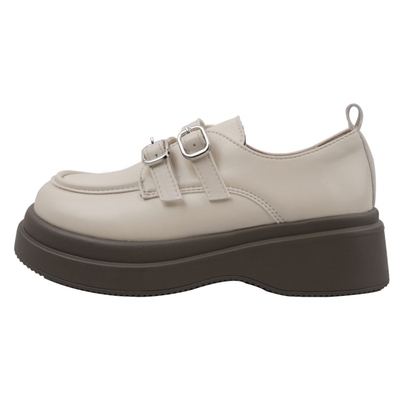 乐福鞋女厚底学院风学生小皮鞋