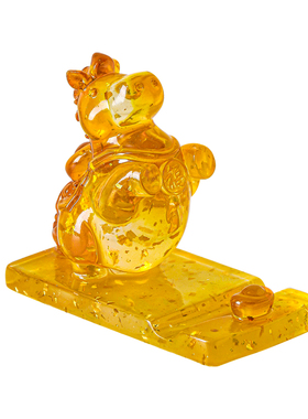 马年吉祥生肖小马手机支架摆件