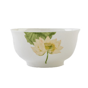 家用唐山骨瓷餐具4.5英寸中式金钟碗陶瓷饭碗4.5寸米饭碗微波小碗