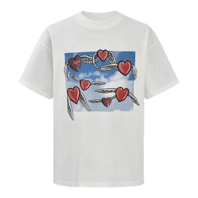 BIRTH OF ROYAL CHILD.BORC 【马伯骞同款】爱心之翼印花TEE短袖