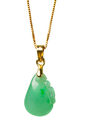 天然翡翠珠宝女吊坠原创复古裸石