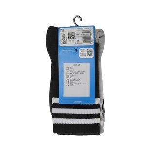 adidas Originals阿迪三叶草男女CREW SOCK 3PP休闲袜子JP1277