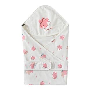 童泰新生婴儿抱被初生包被纯棉春秋夏季包单小宝宝产房加厚款包巾