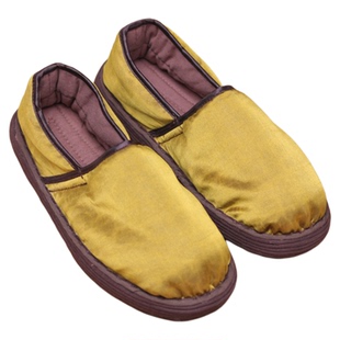 【金龟香云纱冬女棉花鞋】纯手工千层底布鞋外穿家居洋气保暖棉鞋