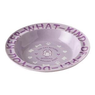 Miapet创意飞碟盘陶瓷宠物碗猫碗狗碗猫咪饮水盆小狗饭盆猫狗饭碗