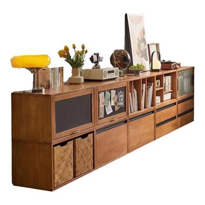 实木组合柜矮柜卡门柜家用多功能