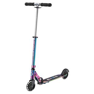 瑞士micro迈古儿童滑板车大童青少年两轮踏板车折叠 精灵款霓虹色