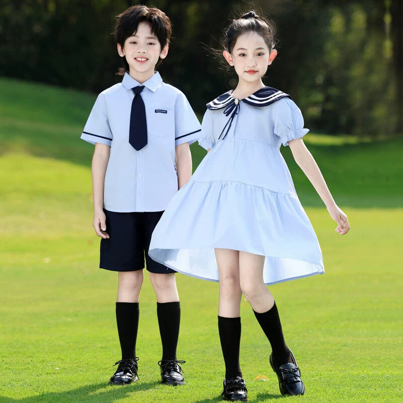 六一儿童合唱演出服小学生朗诵班服舞台表演服幼儿园园服毕业服装