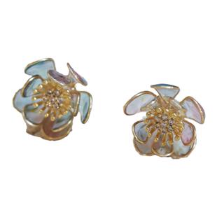 Young木日一勿XArtrui艺蕊联名繁花系列复古原野精灵小雏菊耳钉