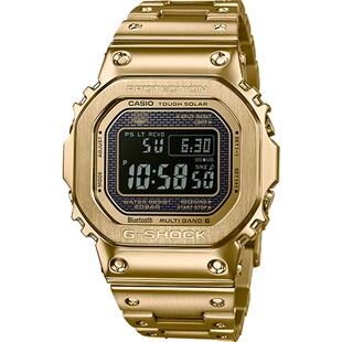 卡西欧手表男生小金块银方块gshock35周年限量版运动款GMWB5000