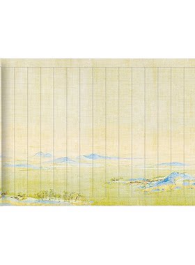 千里江山图微喷蜡染半生熟作品纸